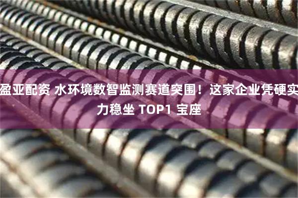 盈亚配资 水环境数智监测赛道突围！这家企业凭硬实力稳坐 TOP1 宝座